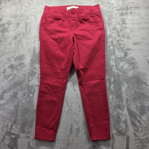 Torrid Jeans Womens 0R Red Lean Jean Skinny Stretch Denim Plus Size Red - Picture 1 of 10